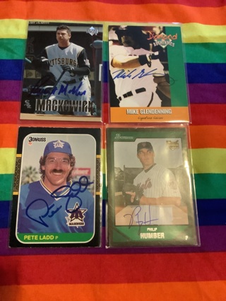 Huge Sports Card Collection Baseball RC Rookie Drafts Autographs 
