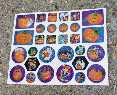 HALLOWEEN SPARKLE STICKERS STYLE 12