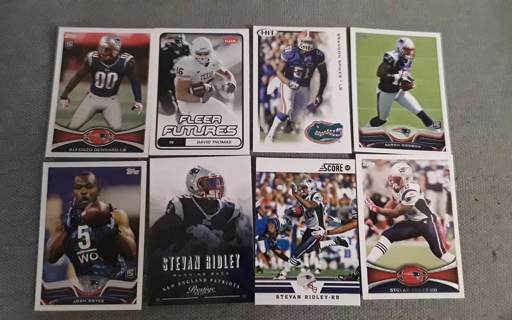 8 card New England Patriots lot rcs