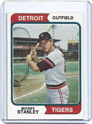 1974 TOPPS MICKEY STANLEY CARD