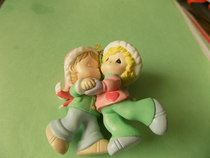 Vintage 1996 Enesco Precious Moments ornament boy & girl dancing