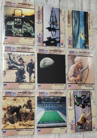 18 Desert Storm Cards