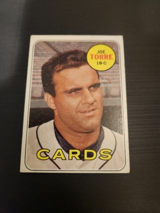 1969 Topps Baseball Joe Torre,St Loius Cardinals #460,VGEX condition, Free Shipping!
