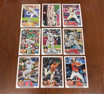 2023 Topps baseball lot