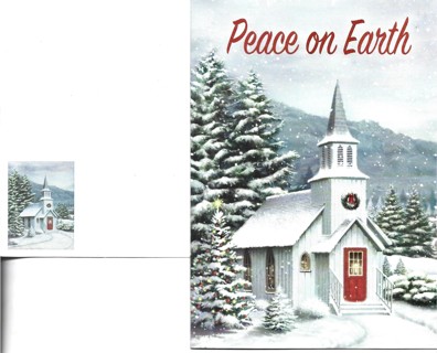 Brand New Never Been Used Christmas Greeting Card With Matching Envelope