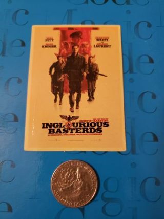 Inglourious Basterds Vinyl Decal Laptop Skateboard Sticker bomb Tarantino Pitt