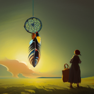 Listia Digital Collectible: Beautiful feather dream catcher!