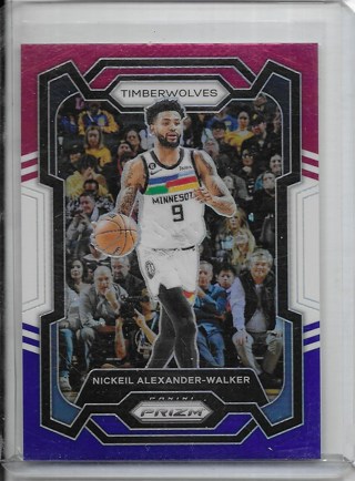 Nickeil Alexander Walker 2022-23 Prizm Prizms Red White & Blue #218