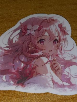 Anime Cute nice 1⃣ vinyl sticker no refunds regular mail only Very nice quality!