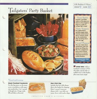 Making Gift Baskets and Mixes Leaflet: Tailgater' Party Basket