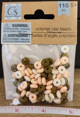 NEW - Crafter's Square - Polymer Clay Beads - 110 pieces