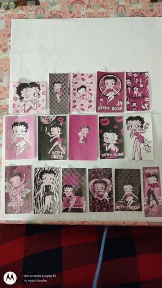 ❤❤❤️16 BRAND NEW RARE ASSORTED "BETTY BOOP" STICKERS❤❤❤