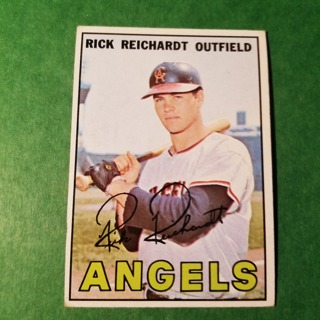 1967 - TOPPS BASEBALL CARD NO. 40 - RICK REICHART - ANGELS - EXMT/NRMT.