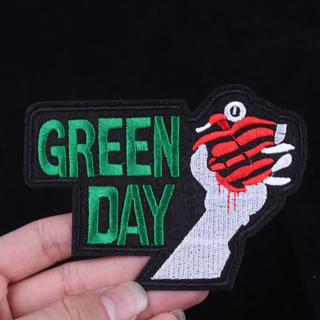 Embroidered Rock Band Green Day Iron On/Sew On Applique Badge FREE SHIPPING