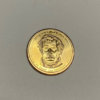 Zachary Taylor Gold Presidential One Dollar Coin!