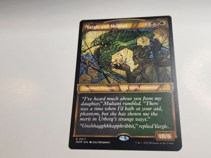 Magic the gathering mtg Yargle and Multani rare card March of the Machine