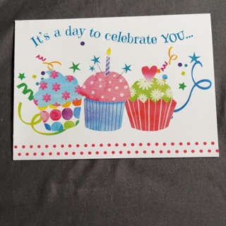 Cupcake Birthday Card (B)