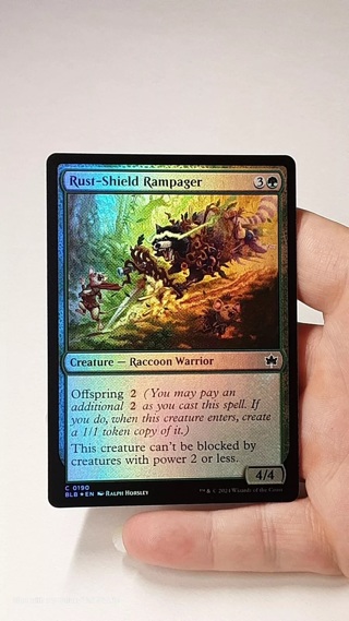 Rust-Shield Rampager (foil) - Bloomburrow - MTG 2024 Magic The Gathering