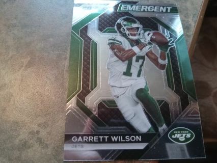 2023 PANINI PRIZM EMERGENT GARRETT WILSON NEW YORK JETS FOOTBALL CARD# H-20