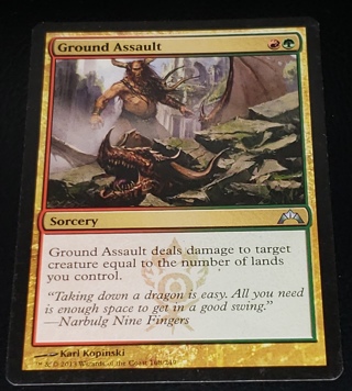 MTG ✨ Ground Assault - (U) 168/249 Gatecrash (GTC) ✨ Magic the Gathering (2013)