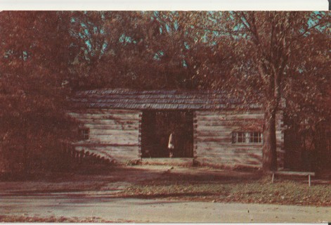 Vintage Unused Postcard: p: Miller Kelso Home, Lincoln's New Salem, IL