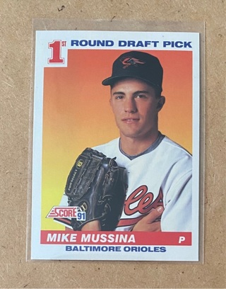 Mike Mussina rookie card