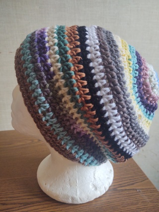 Hand Crocheted Slouch Hat 