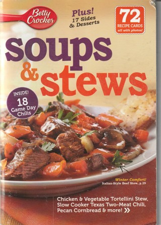 Soft Covered Recipe Book: Betty Crocker: Soups and Stews