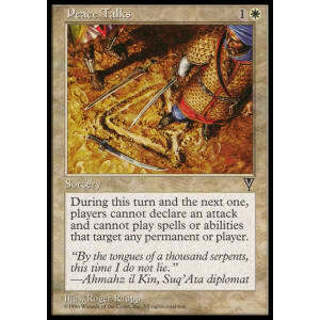 1996 Magic the Gathering Peace Talks MTG Card