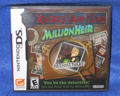 Mystery Case Files: MillionHeir (Nintendo DS, 2008)