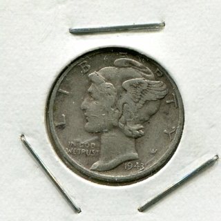 1943 P Mercury Dime-90% Silver!