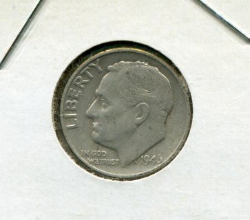 1946 P Roosevelt Dime-90% Silver!