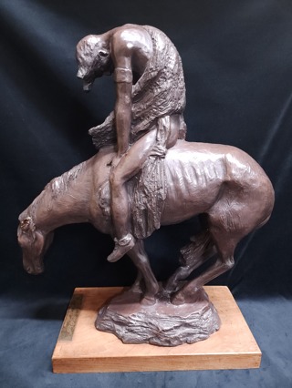 End Of The Trail Statue James Earl Fraser Austin Production Sculpture Indian