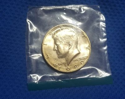 Uncirculated 1980 ☆Kennedy Half Dollar☆ In original gov Mint cello