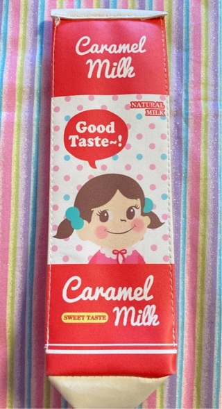 Kawaii Caramel Milk Pencil Pouch 