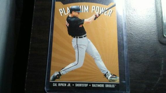 1995 UPPER DECK SP PLATINUM POWER CAL RIPKEN JR. BALTIMORE ORIOLES BASEBALL CARD# PP16