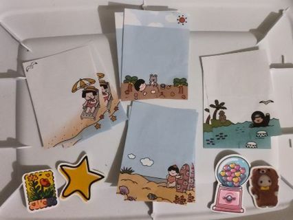 Kawaii Memo Sheets & Stickers