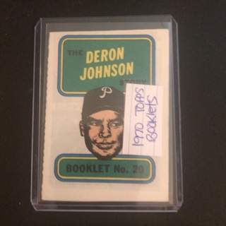 1970 Topps Booklets Deron Johnson #20