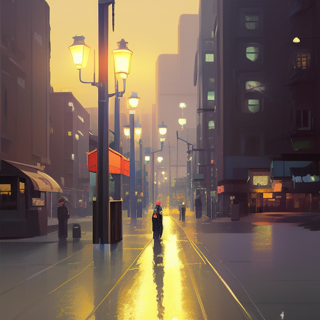 Listia Digital Collectible: Evening in the City