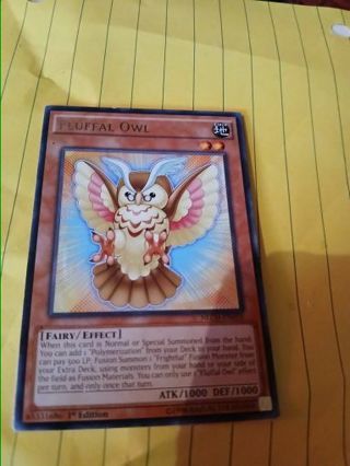 YU-GI-OH- FLUFFAL OWL- 1ST EDITION