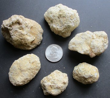 6 Different Sized Geodes to Crack Open 