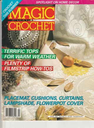 Crochet Magazine: Magic Crochet April 1991
