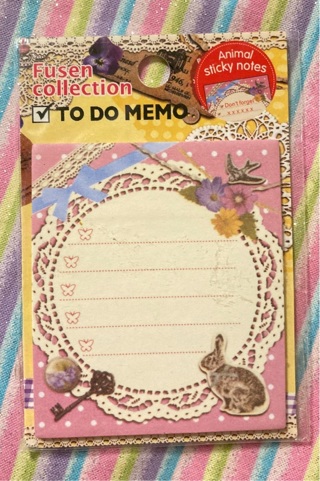 Kawaii animal memo pad