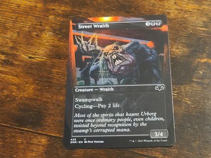 Magic the gathering mtg Street Wraith Borderless Dominaria Remastered