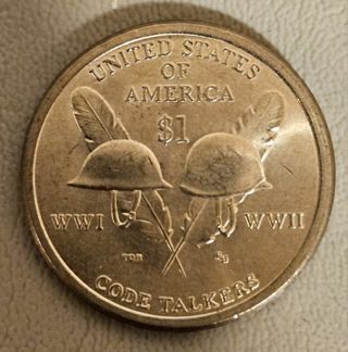 2016 P Native American Dollar Coin Code Talkers