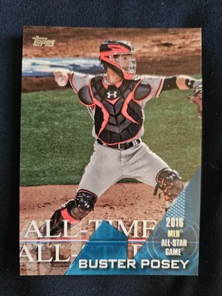 2017 Topps All-Time All-Stars Blue Buster Posey