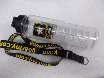 ARMY Water Bottle and Lanyard 