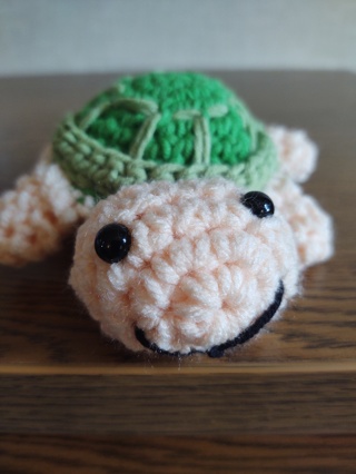 Hand Crocheted Amigurumi Turtle 