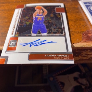 2022-23 panini donruss optic signature series Landry shamet authentic auto’d basketball card 