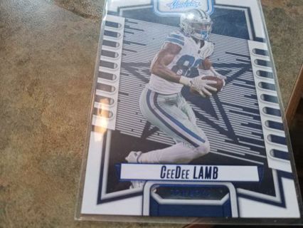 2023 PANINI ABSOLUTE CEEDEE LAMB DALLAS COWBOYS FOOTBALL CARD# 89